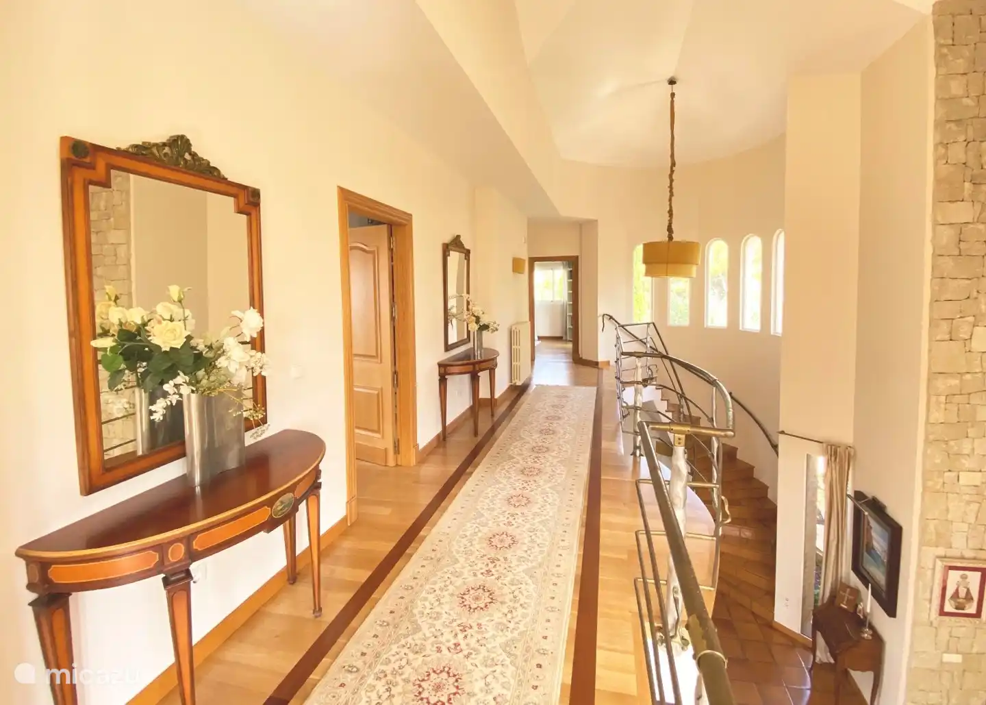 Aterrizaje en el primer piso para 4 dormitorios.