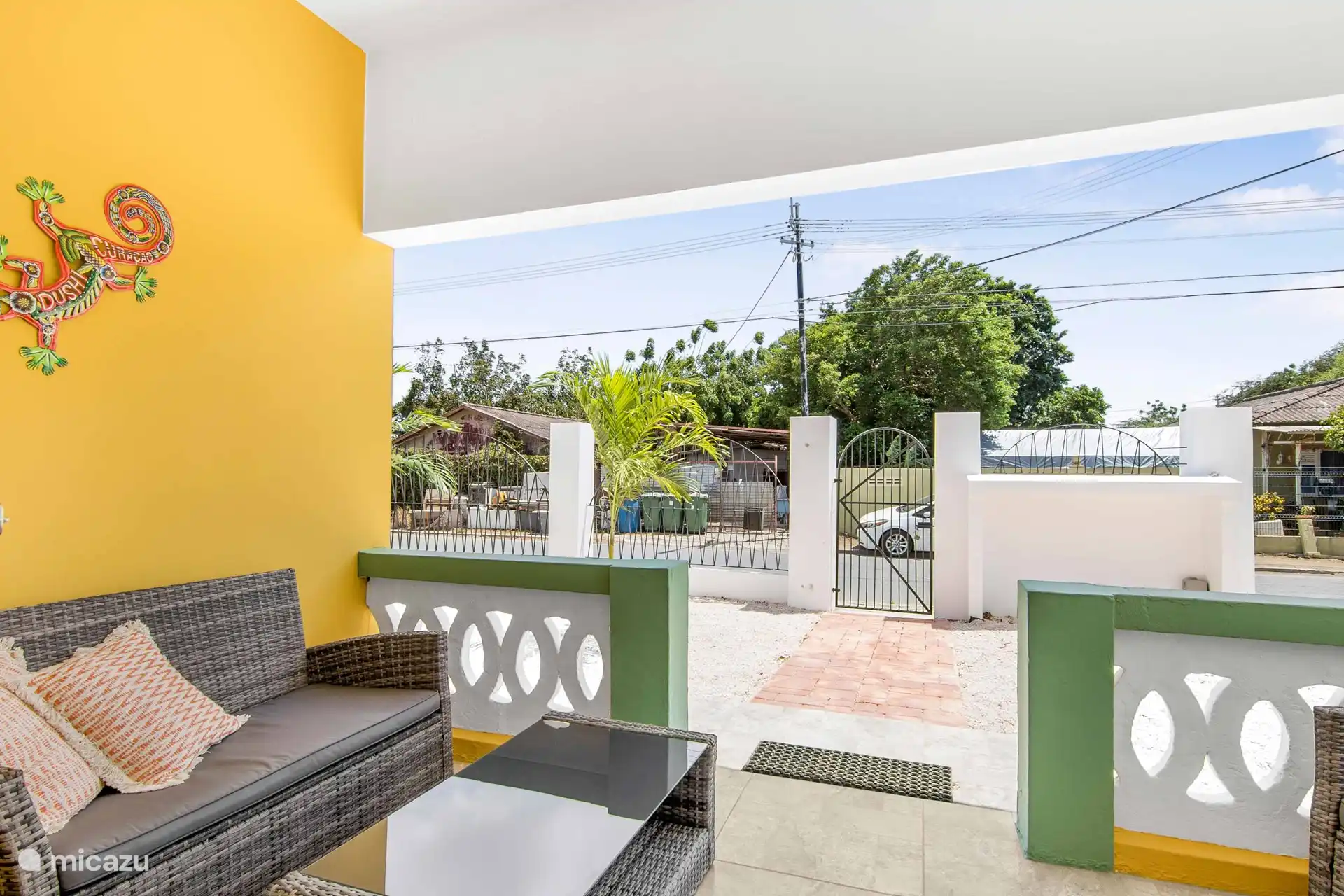 Schöne Veranda zu Hause