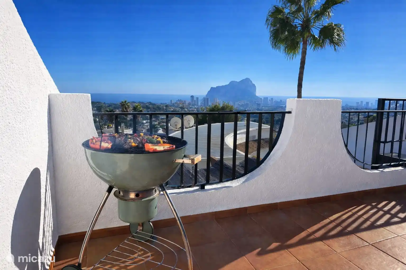 BBQ en la terraza de la azotea