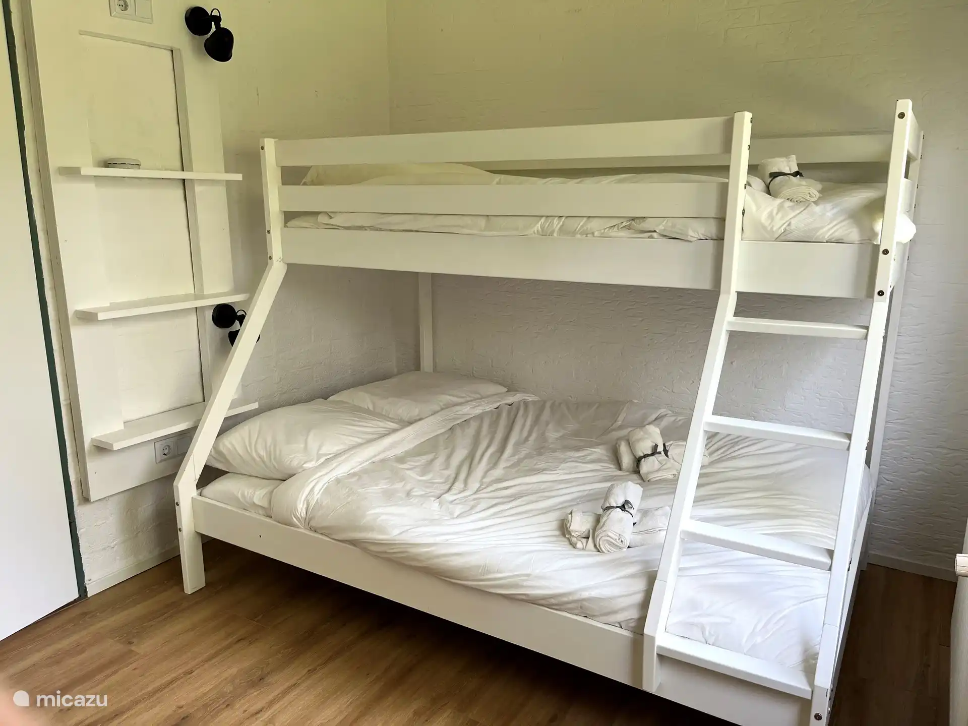 Forest Water House Veluwemeer - bedroom 2 bunk bed