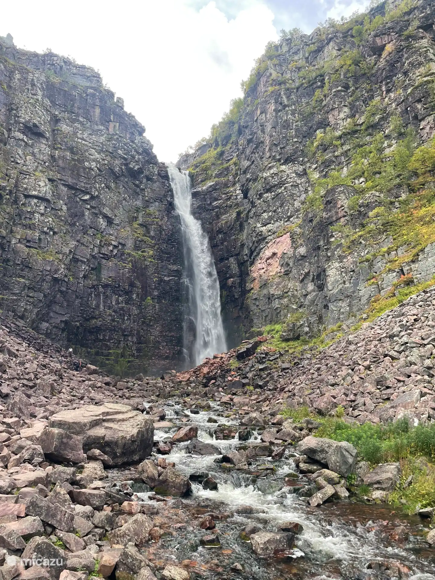 Njupeskär, la plus haute cascade de Suède