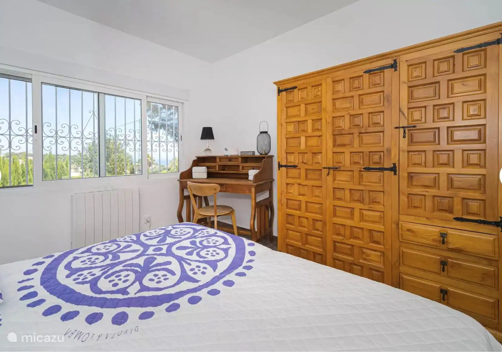 Zimmer mit Meerblick und 2 90x200 Betten mit Klimaanlage