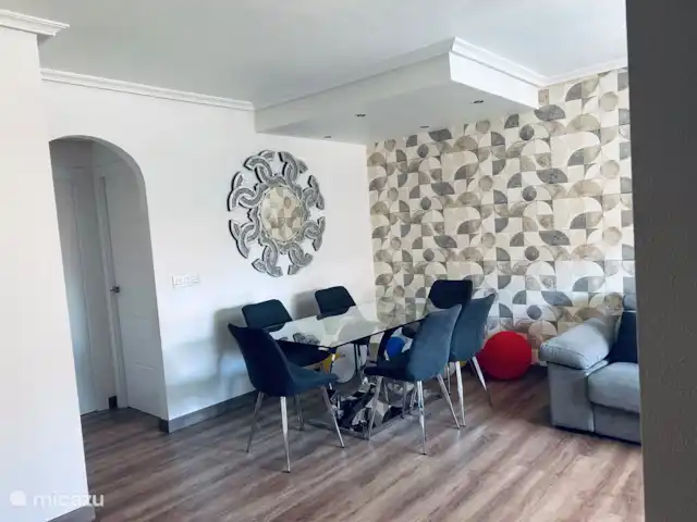 Prachtige zonsopgang  huren in Spanje, Murcia, Los Alcázares - vakantiehuis Eetkamer gelegen in de woonkamer