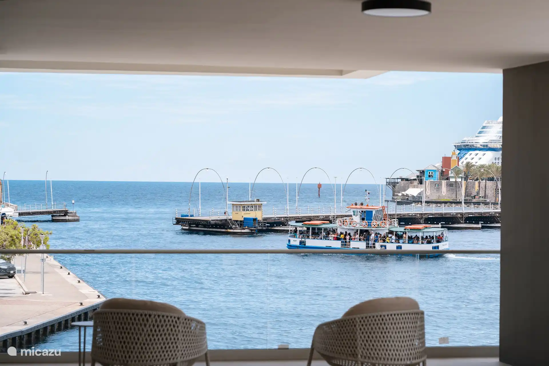 Blick in die Lounge auf der gleichen Etage.