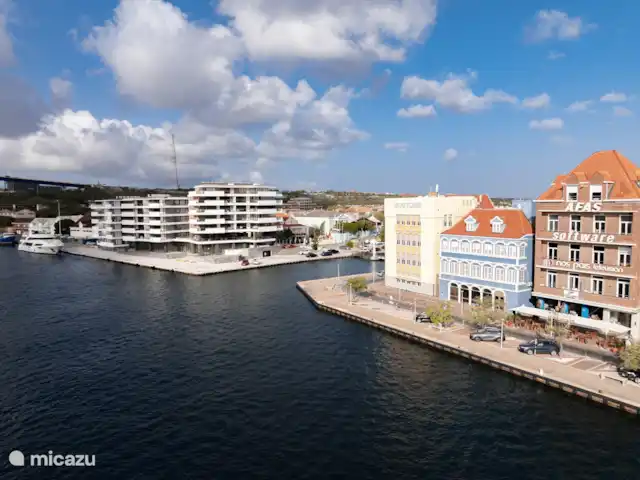 Location de Vacances Curaçao, Curaçao-Centre, Willemstad, appartement - L’appartement de luxe The Wharf MT Du Pontjesbrug, vous pouvez voir notre appartement.