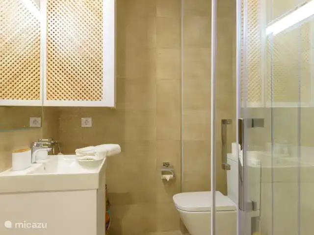 Location de Vacances Espagne, Costa Blanca, Jávea, appartement - Casita Naranja - appartement en bord de mer salle de bains