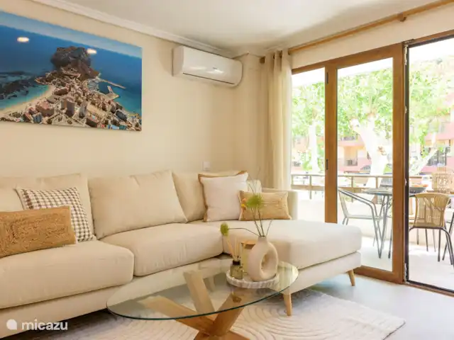 Location de Vacances Espagne, Costa Blanca, Jávea, appartement - Casita Naranja - appartement en bord de mer le salon