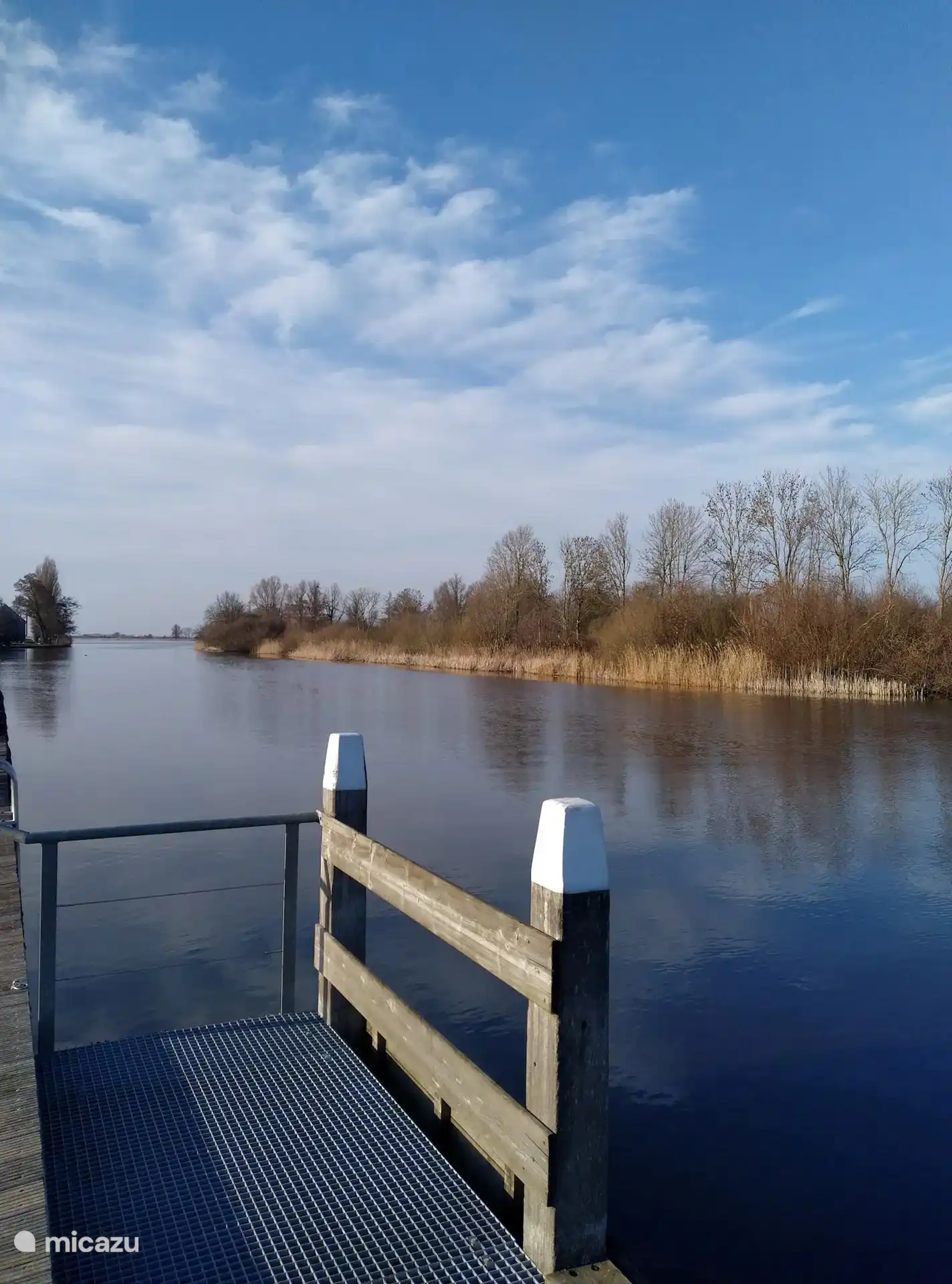 Scharster-Rijn, Blick Richtung Langweerder Wielen.