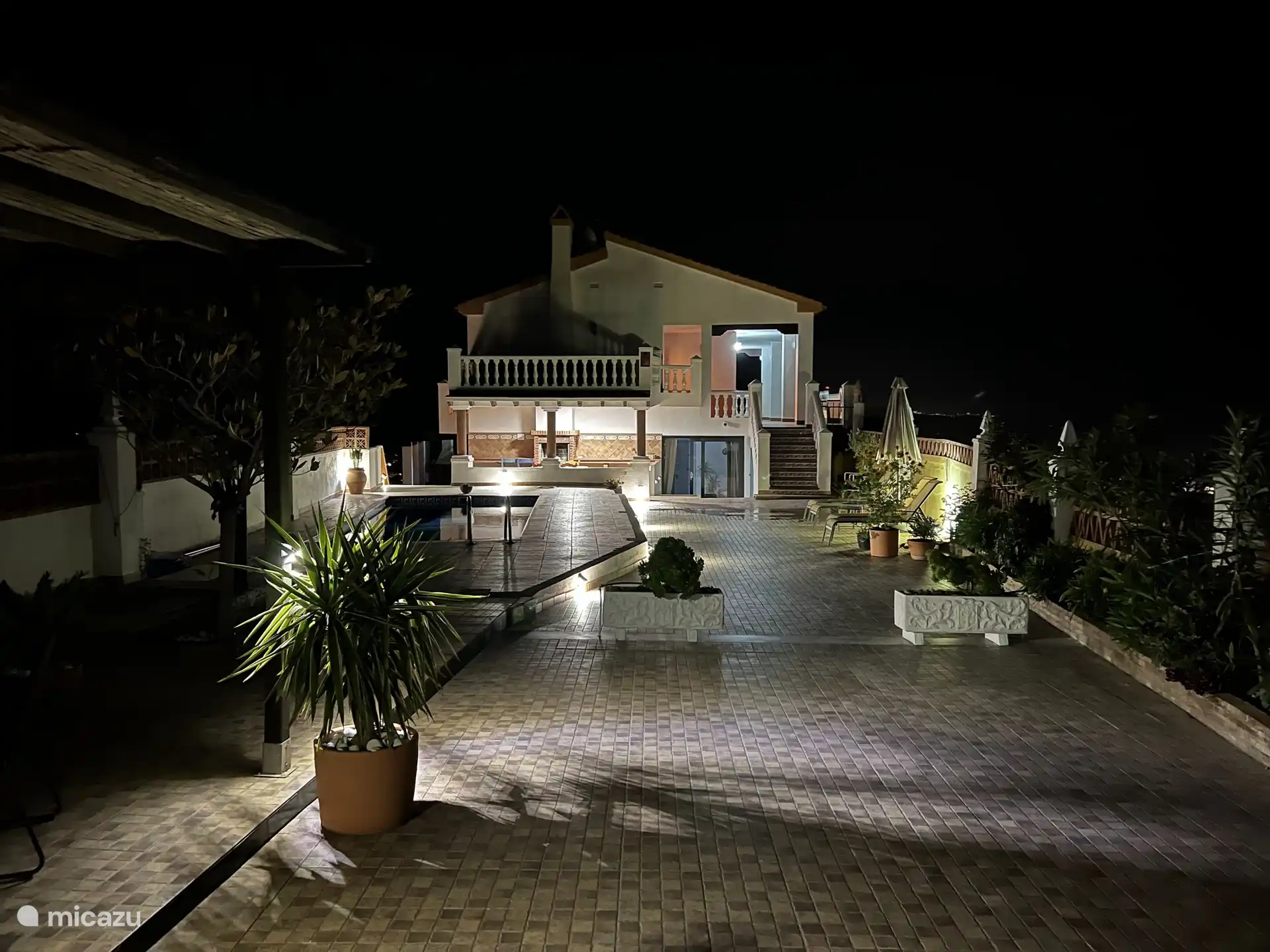 Villa Melin la nuit