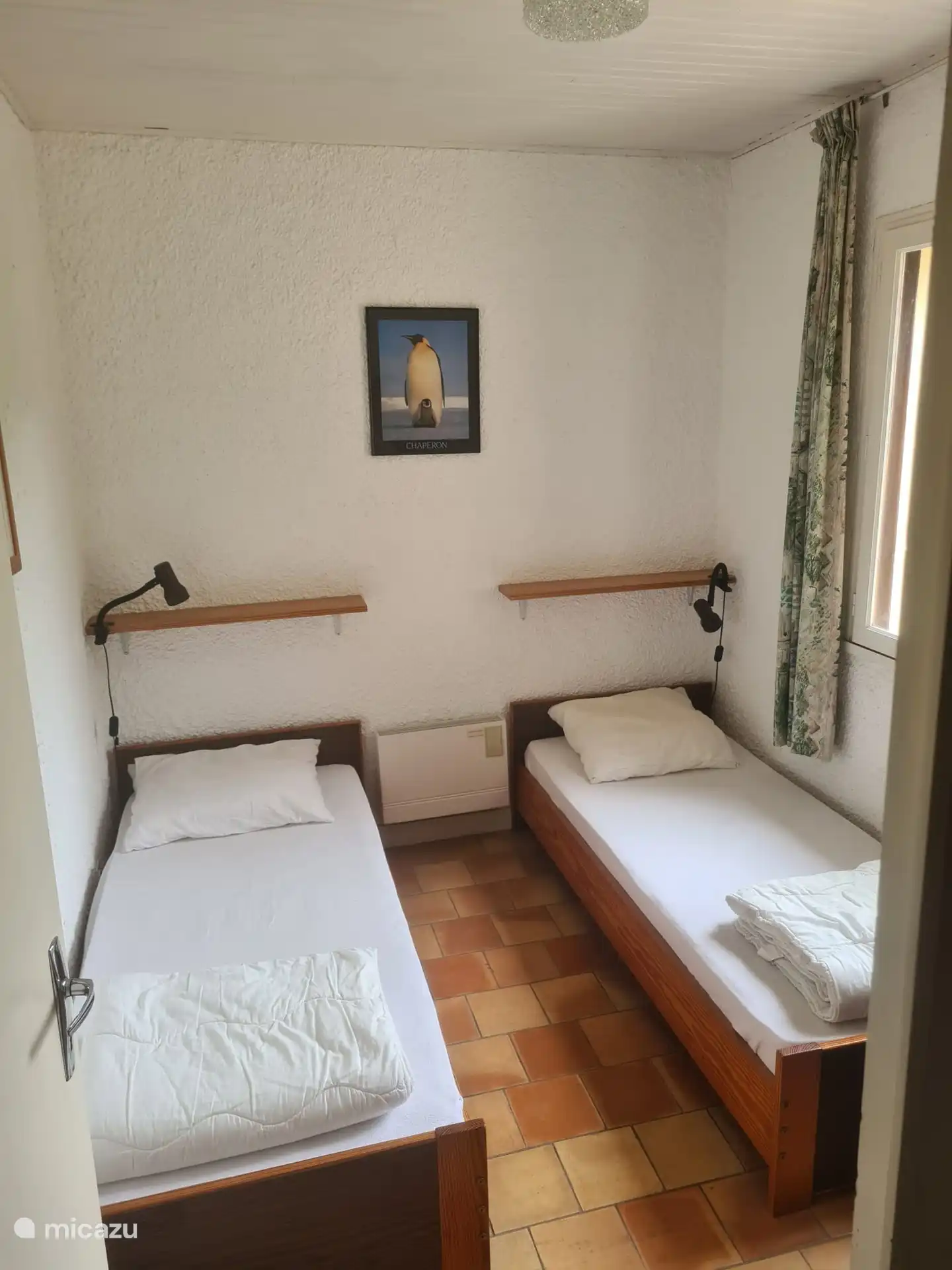 Schlafzimmer 2 mit 2 Einzelbetten