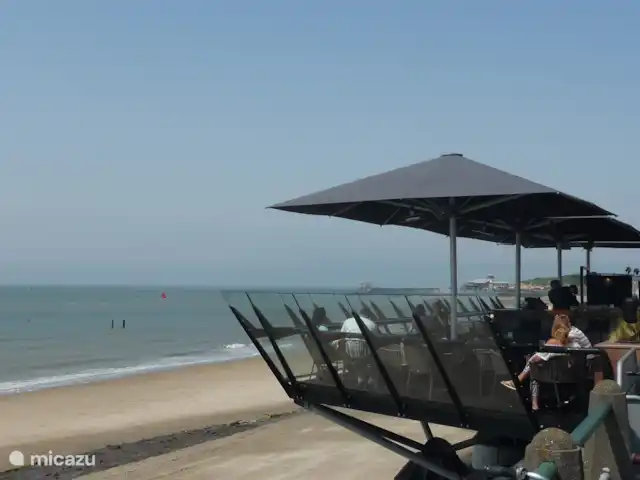 Maison de vacances vue mer | Pays-Bas, Zélande, Flessingue - maison de vacances Une des nombreuses terrasses suspendues/flottantes du boulevard Vlissingen.
