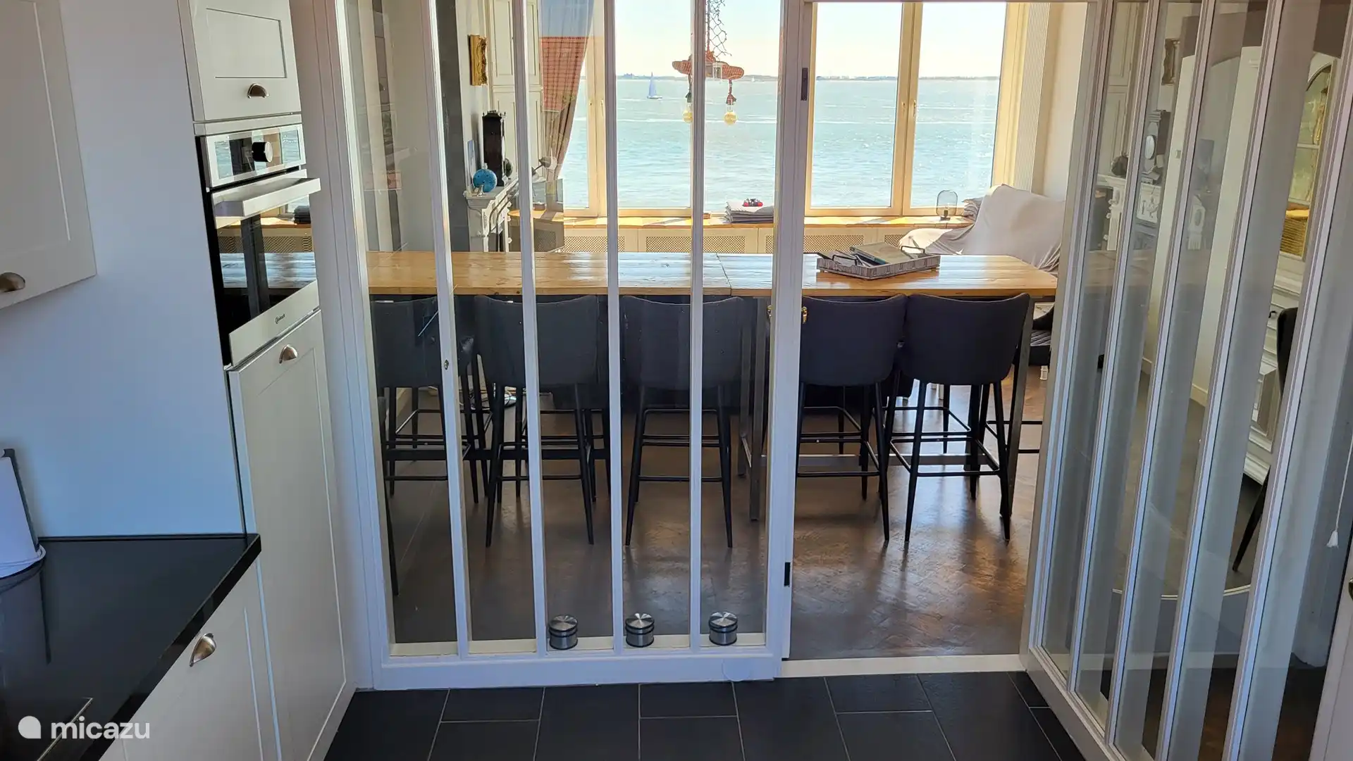 Auch von Küche 1 aus haben Sie Meerblick!