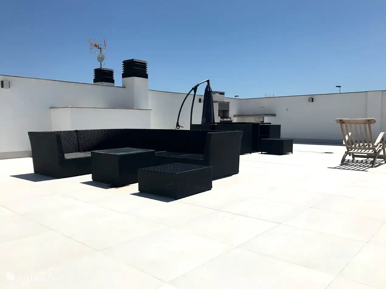 Solarium de 100m² avec salon