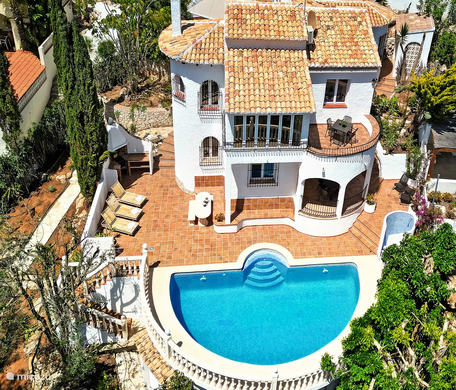Naturisme, Spanje, Costa Blanca, Jávea, villa Casa Crystal Bovenhuis 