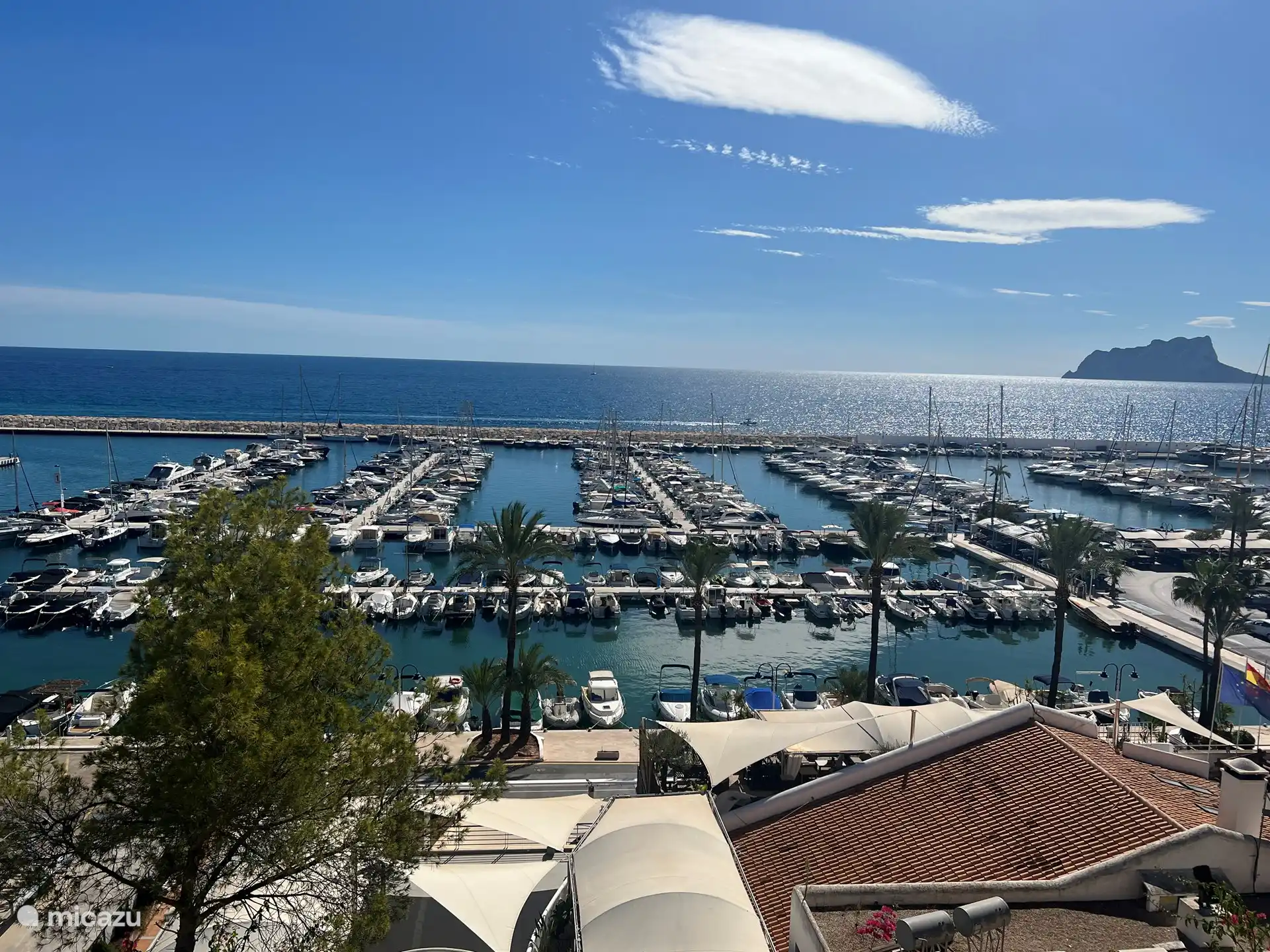 Marina haven in Moraira.