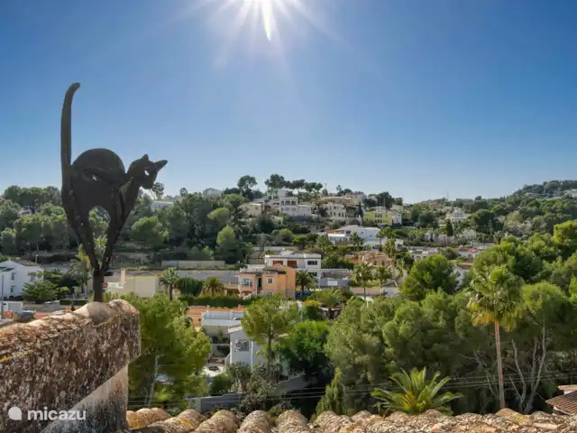Villa avec piscine près de la mer et du golf | Espagne, Costa Blanca, Benissa - villa Vue depuis la terrasse ensoleillée sur le toit