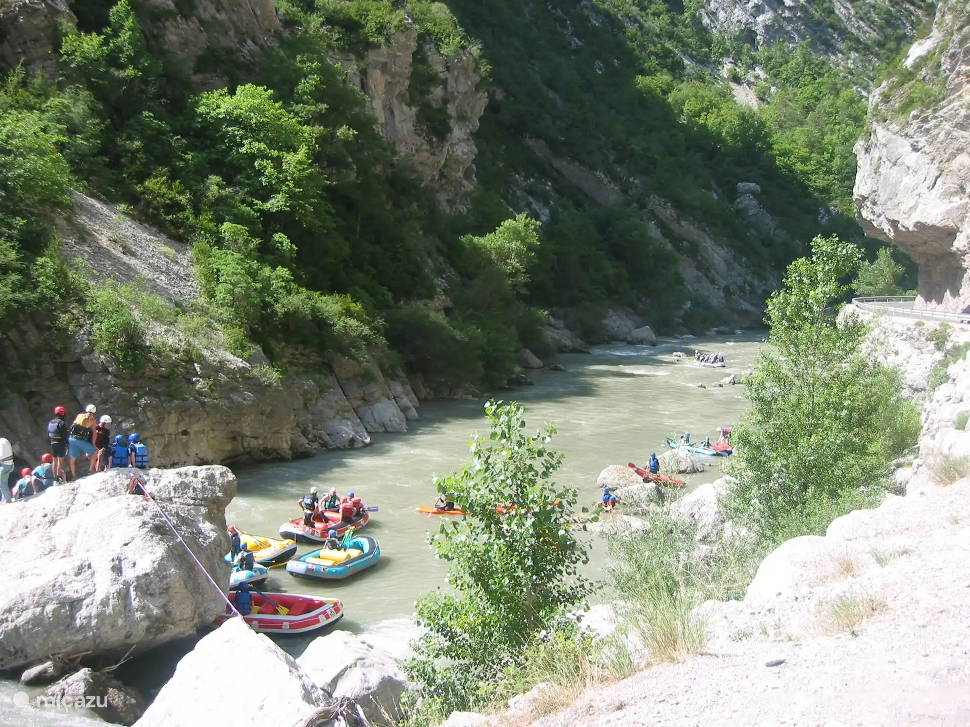 Rafting sur la rivière Verdon 