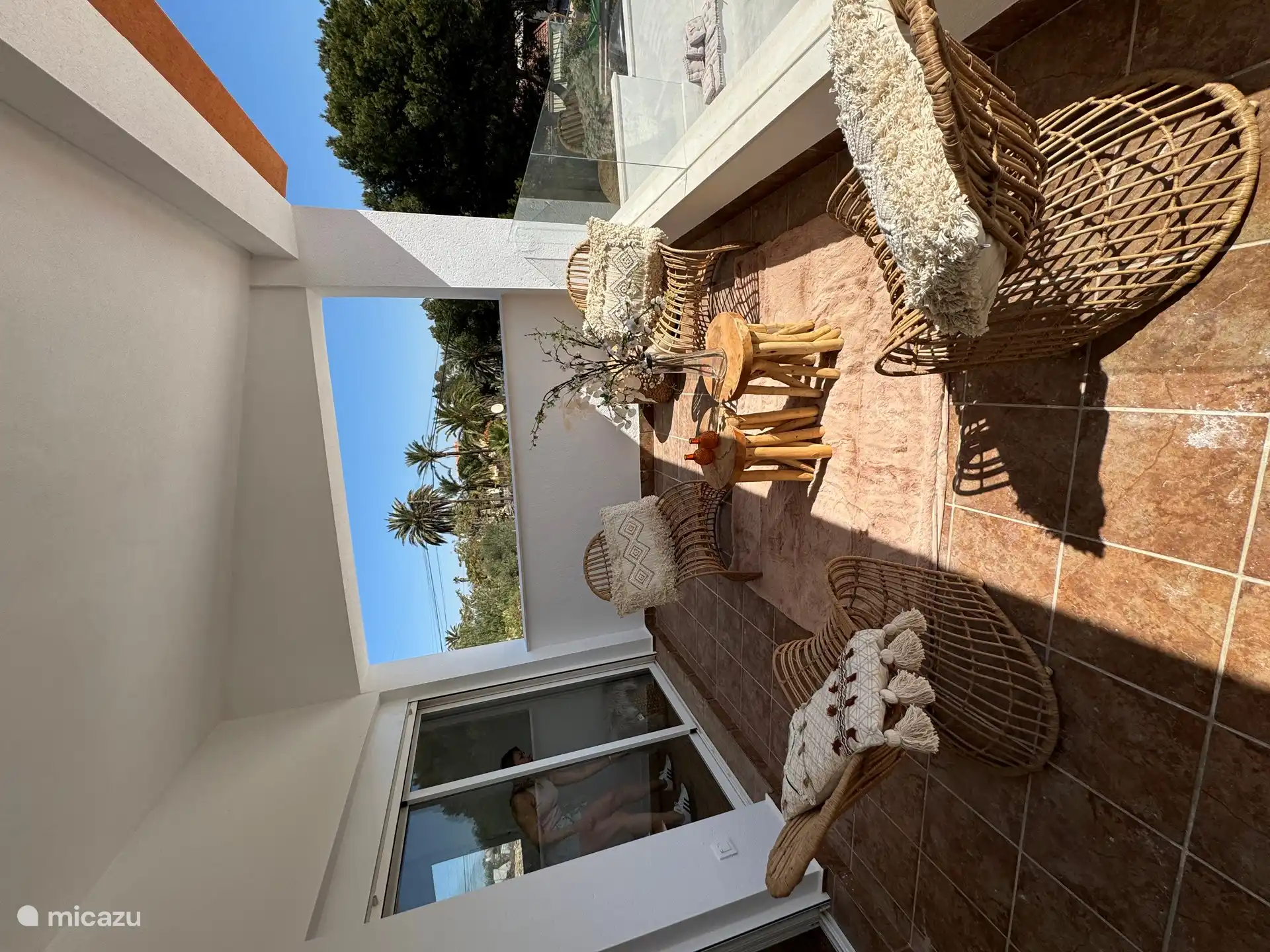 Terrasse im Obergeschoss