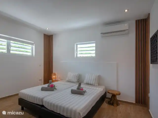 Location de Vacances Curaçao, Banda Ariba (est), Vista Royal, appartement - Villa Fortuna Chambre 2 avec salle de bain