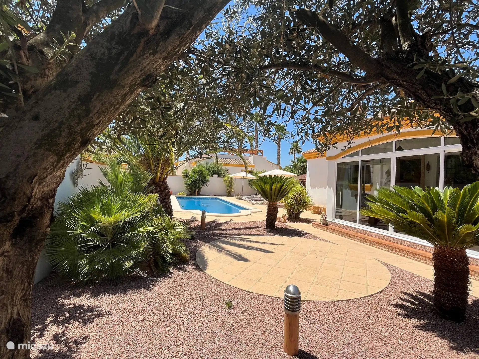 A beautiful view of the garden with lots of privacy.