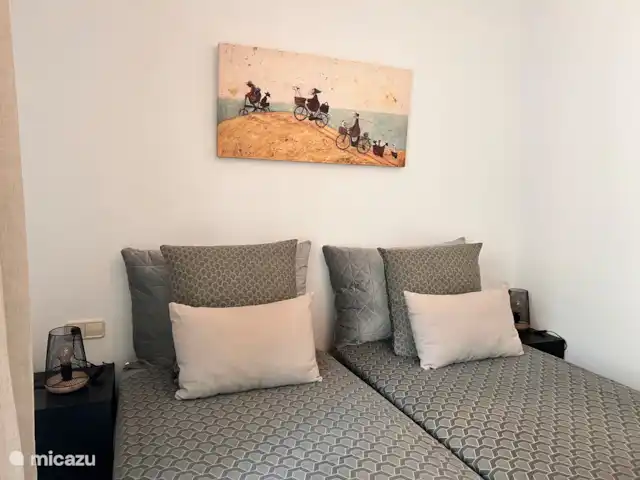 Casa Limonio de Mar | Espagne, Costa Blanca, Calpe - appartement Chambre avec deux lits simples. 90 x 200