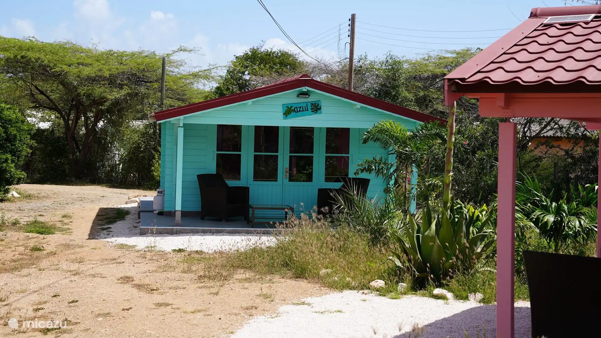 Studio Azul mit Blick auf Studio Rosa.