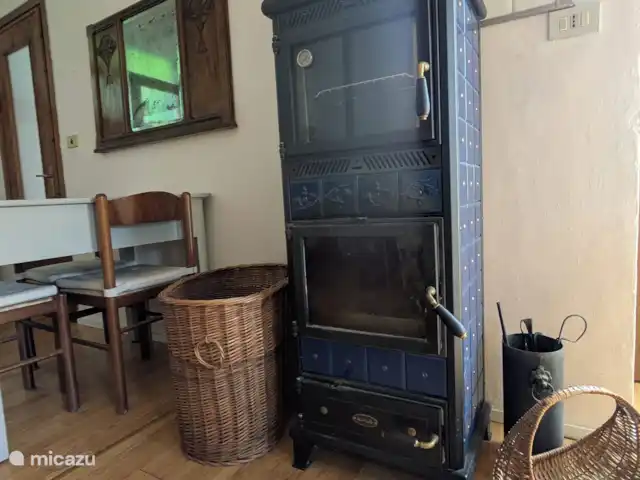 Casa Assiere  in Italy, Piedmont, Susa - holiday house Wood stove/living room