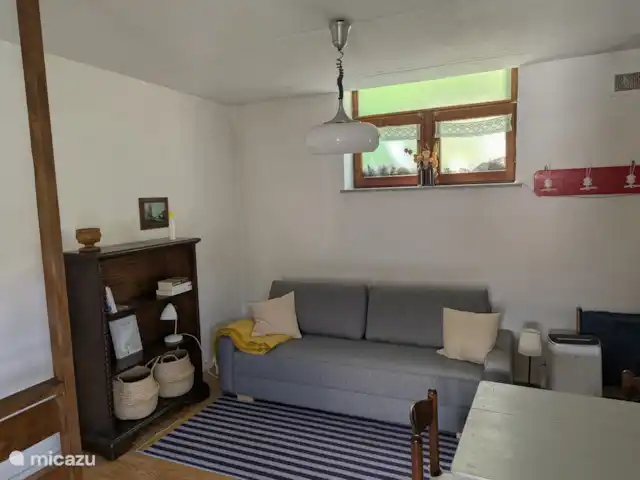 Casa Assiere  in Italy, Piedmont, Susa - holiday house extendable sofa bed in living room