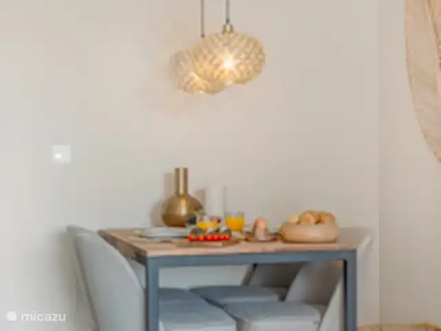 Seaflower Beachfront Apartment huren in Spanje, Costa del Sol, Torrox-Costa - appartement eethoek