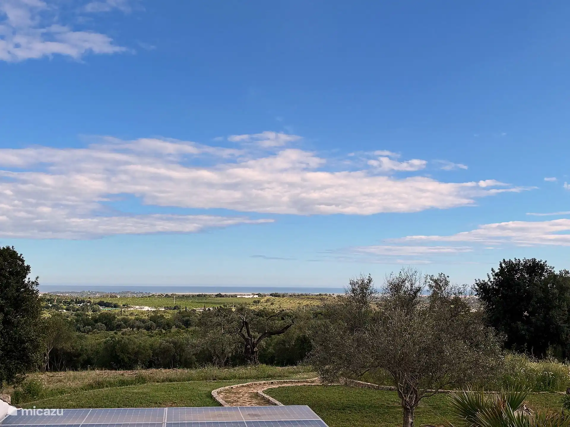 Oceaanzicht vanuit de sauna