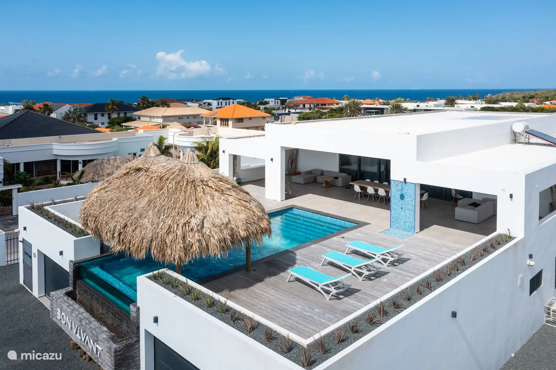 Villa mit Meerblick und Infinity-Pool in Curaçao, Banda Ariba (Ost), Jan Thiel - villa
