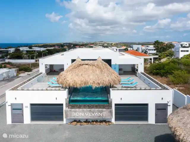 Villa met zeezicht en infinity pool huren in Curaçao, Banda Ariba (oost), Jan Thiel - villa INFINITY POOL