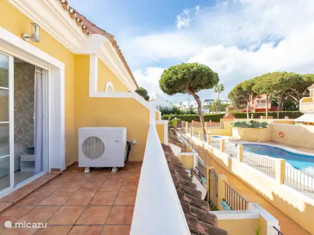 Maison de vacances de 4 chambres à Malaga | Espagne, Costa del Sol, Málaga - maison de ville Vue depuis le balcon