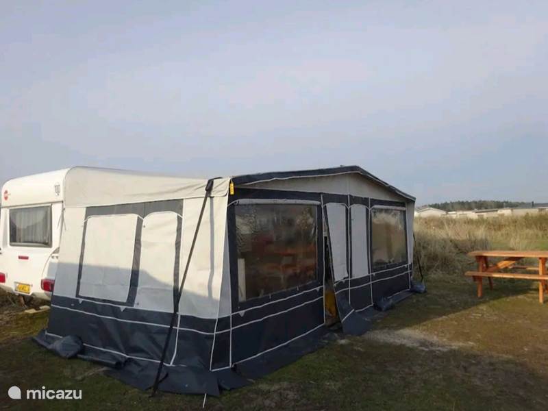 Maison de Vacances Pays-Bas, Ameland, Nes Mobil-home Caravane avec auvent au bord de la mer Ameland