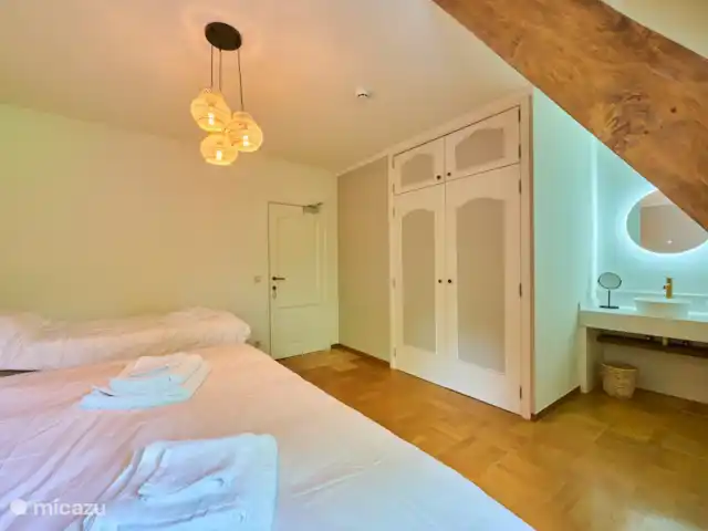 Villa Bosrijk maison de vacances Bosland | Belgique, Limbourg, Lommel - maison de vacances Chambre 6 avec lavabo