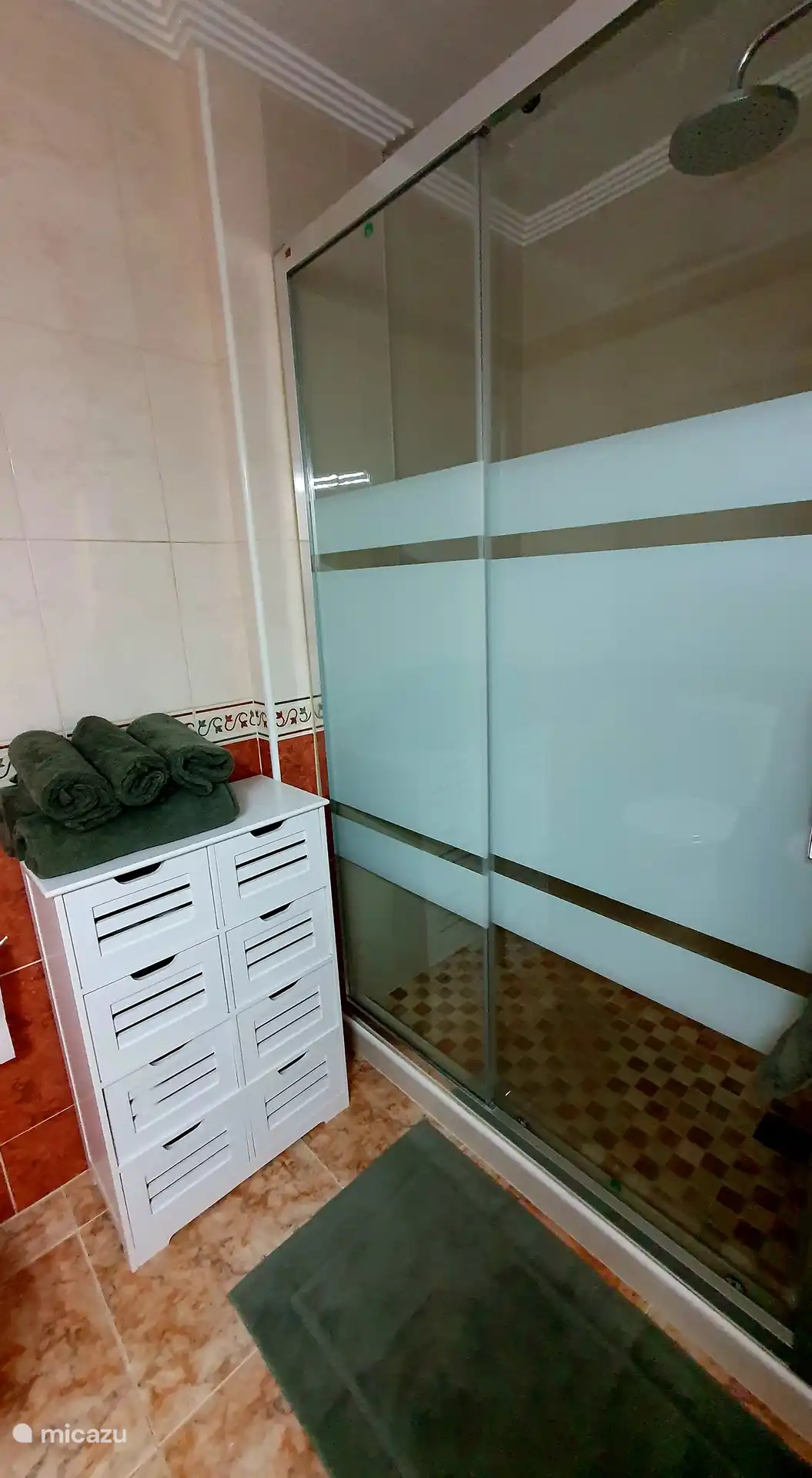 Salle de bain avec douche à l’italienne (pluie)