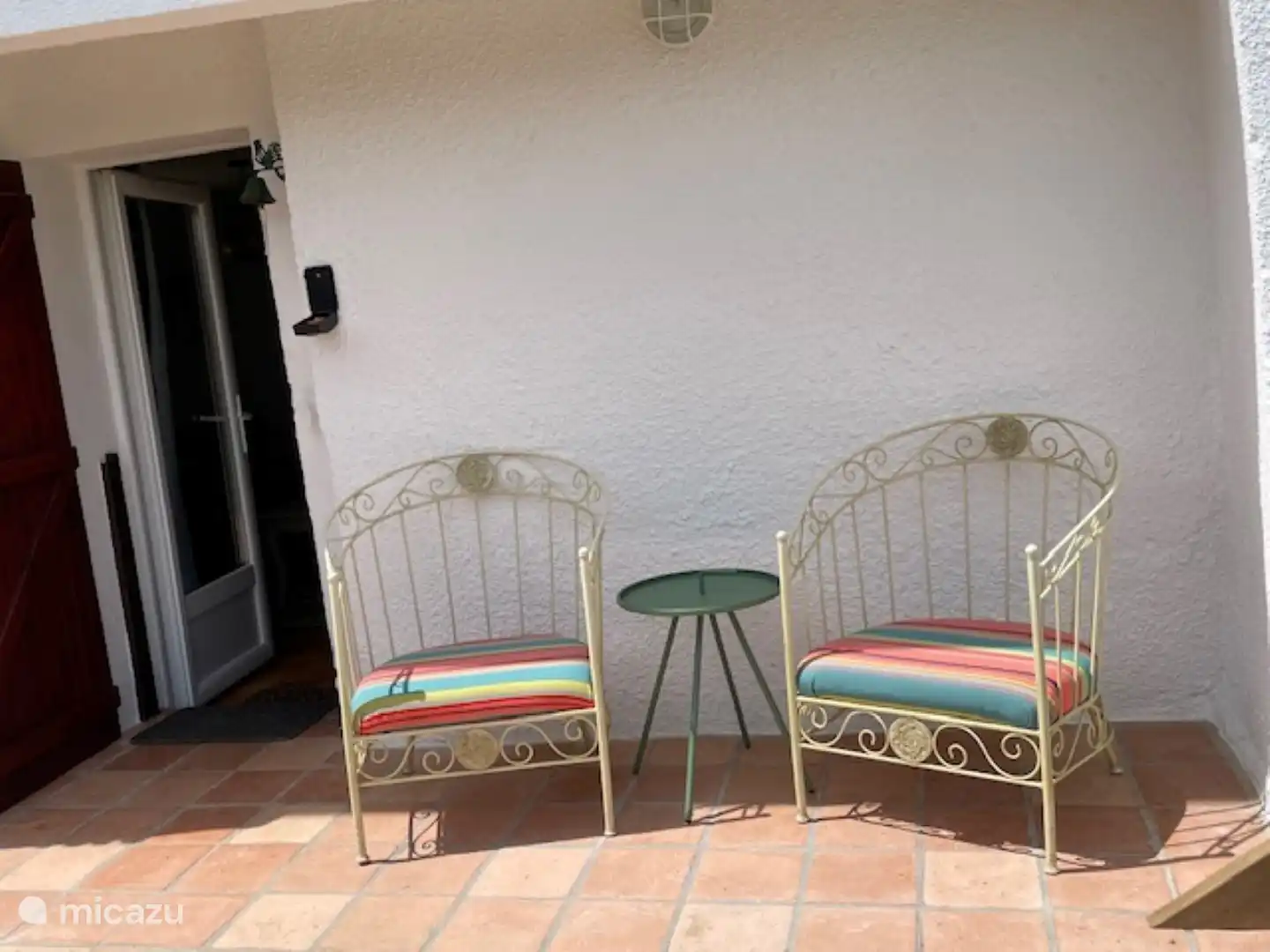 Terrasse auf der Rückseite