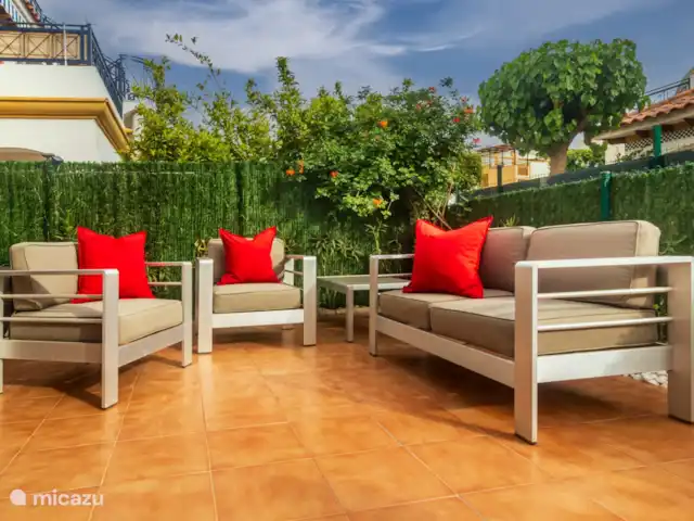 Amigos II à Veramar - playa 300m | Espagne, Costa de Almeria, Vera-Plage - appartement Jardin clos, terrasse et salon