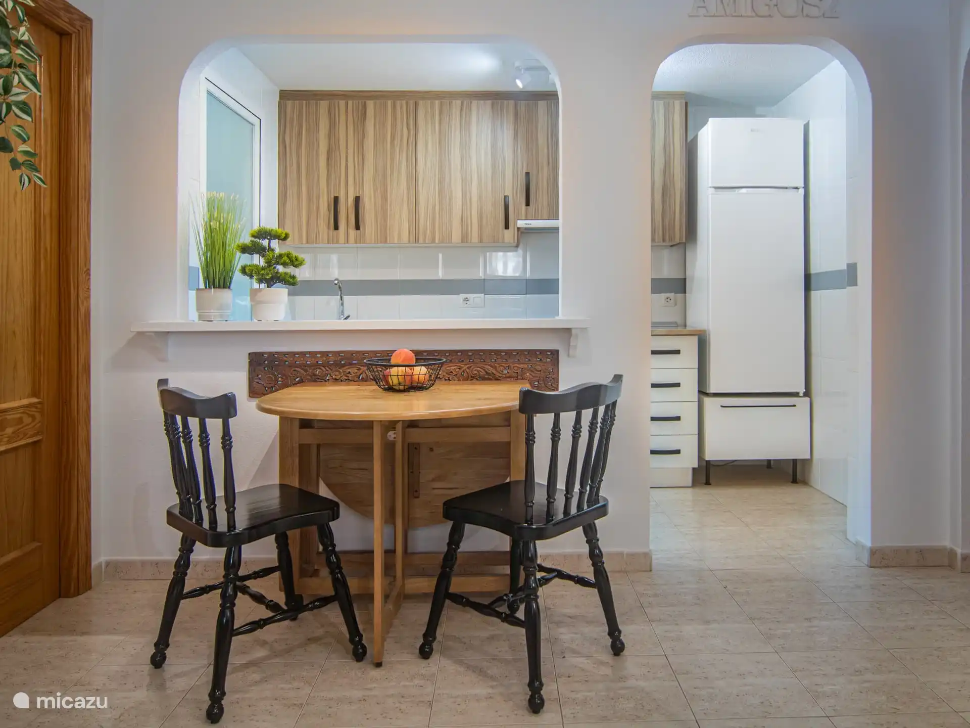 eetgedeelte met open keuken