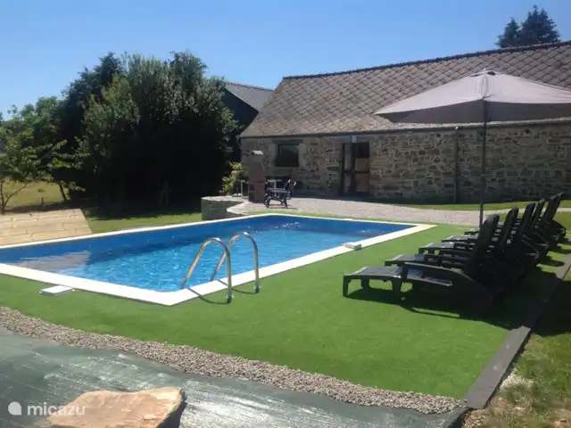 Casa Guerledan con piscina privada  en Francia, Morbihan, Saint-Aignan - casa rural / cabaña piscina privada climatizada