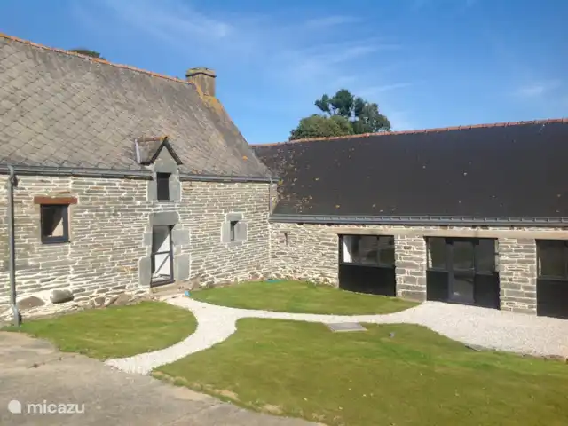 Casa Guerledan con piscina privada  en Francia, Morbihan, Saint-Aignan - casa rural / cabaña Patio