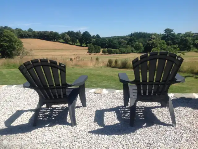 Casa Guerledan con piscina privada  en Francia, Morbihan, Saint-Aignan - casa rural / cabaña Vistas sobre el campo de Bretaña