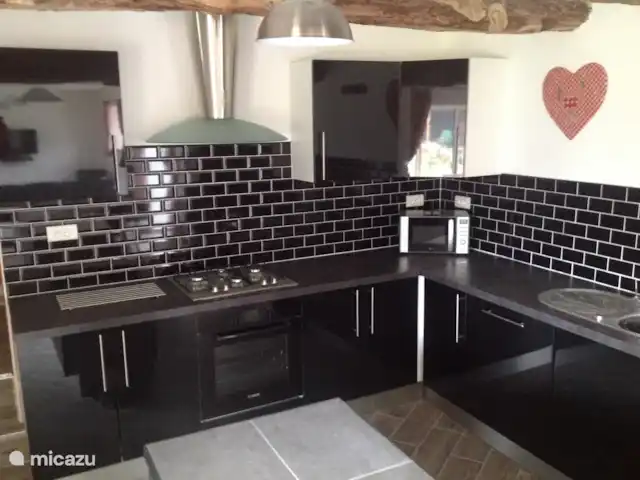 Casa Guerledan con piscina privada  en Francia, Morbihan, Saint-Aignan - casa rural / cabaña Cocina