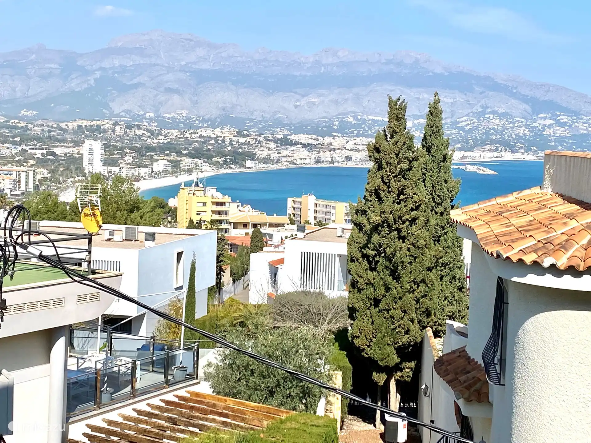 Blick aus dem Schlafzimmer 