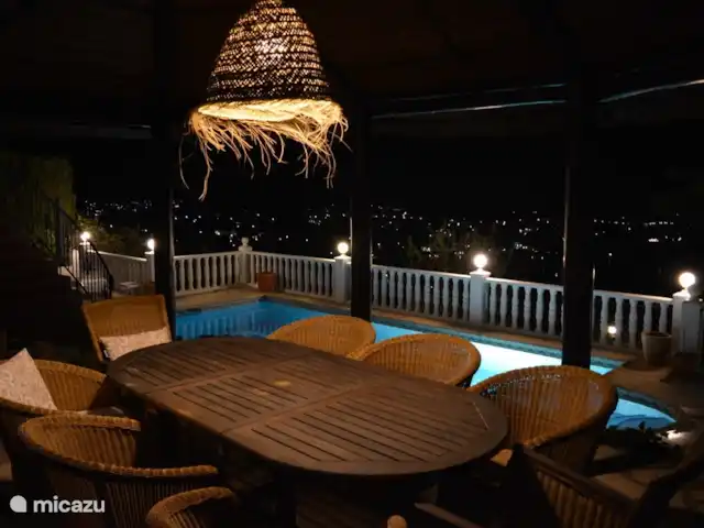 Casa Olmo Grande huren in Spanje, Costa Blanca, Benissa - villa Veranda en zwembad verlicht.