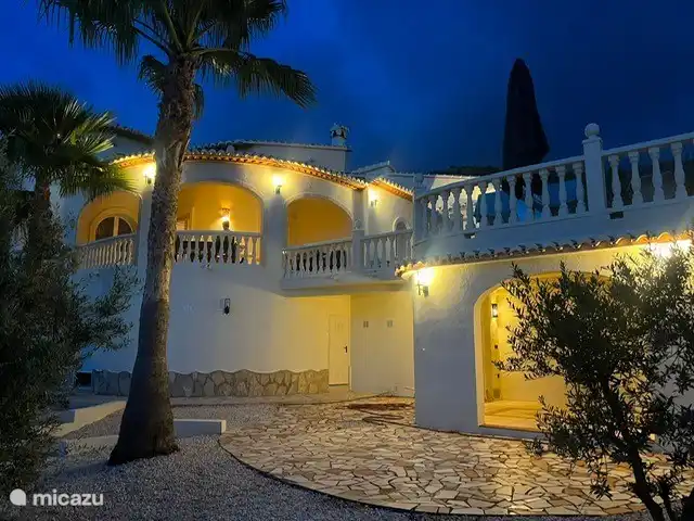 Casa La Joya en España, Costa Blanca, Benitachell - villa Casa La Joya de noche