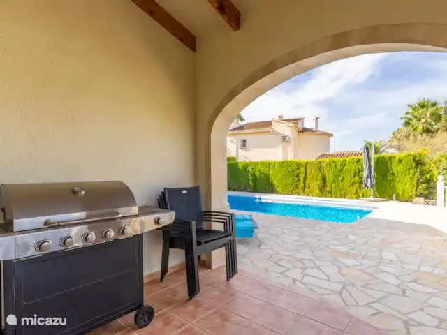 Casa La Joya en España, Costa Blanca, Benitachell - villa Terraza cubierta nivel 1