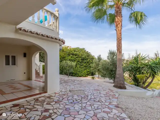 Casa La Joya en España, Costa Blanca, Benitachell - villa Terraza cubierta planta baja