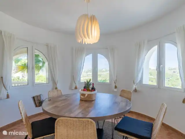 Casa La Joya en España, Costa Blanca, Benitachell - villa Cocina y comedor nivel 1