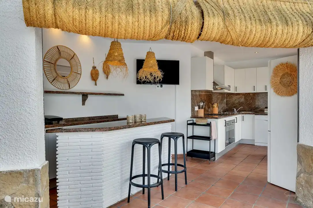 Die erstaunliche Bar und Küche im Freien